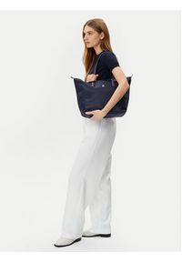 TOMMY HILFIGER - Tommy Hilfiger Torebka Poppy Th Tote AW0AW15639 Granatowy. Kolor: niebieski