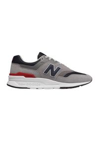 Buty do chodzenia męskie New Balance 997. Zapięcie: sznurówki. Kolor: szary. Materiał: syntetyk, tkanina, skóra, materiał. Szerokość cholewki: normalna. Sport: turystyka piesza