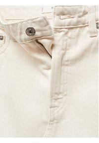 mango - Mango Spódnica jeansowa Sole 67067124 Écru Regular Fit. Materiał: bawełna