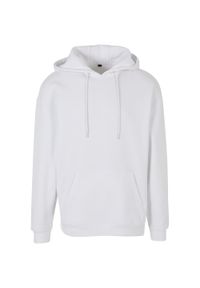BUILD YOUR BRAND - Bluza Z Kapturem Męska Oversized. Typ kołnierza: kaptur. Kolor: biały