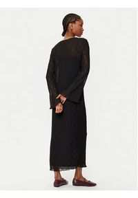 Gina Tricot Sukienka codzienna 24475 Czarny Loose Fit. Okazja: na co dzień. Kolor: czarny. Materiał: syntetyk. Typ sukienki: proste. Styl: casual #3