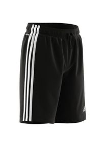 Adidas - Spodenki do gimnastyki AEROREADY dla dzieci. Kolor: czarny. Materiał: poliester. Styl: sportowy. Sport: joga i pilates