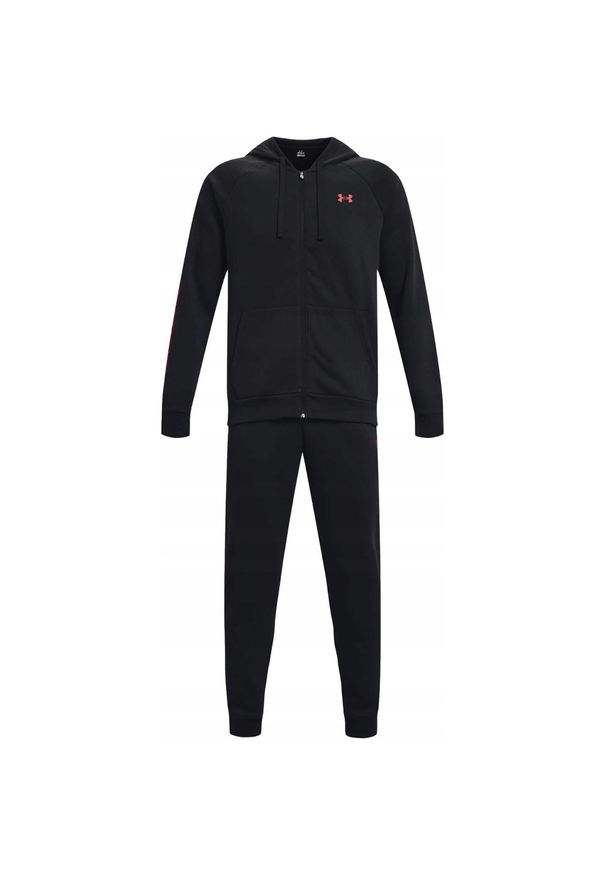 Dres sportowy dla mężczyzn Under Armour Essential Fleece Jogger - Loose. Kolor: czarny. Materiał: dresówka