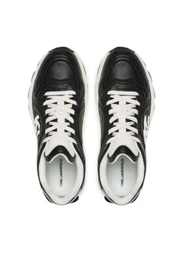 Karl Lagerfeld - KARL LAGERFELD Sneakersy Orion KL55524 Czarny. Kolor: czarny. Materiał: skóra