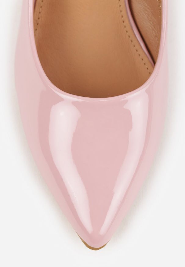 Born2be - Różowe Klasyczne Czółenka Vices na Szpilce ze Skórzaną Wkładką Valenthea. Okazja: na co dzień. Nosek buta: szpiczasty. Kolor: różowy. Materiał: skóra. Obcas: na szpilce. Styl: klasyczny