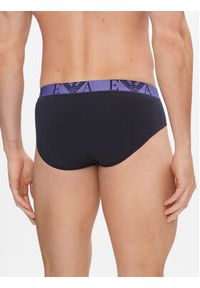 Emporio Armani Underwear Komplet 3 par slipów 111734 4R715 70435 Granatowy. Kolor: niebieski. Materiał: bawełna