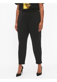 Zizzi Spodnie materiałowe V90132D Czarny Slim Fit. Kolor: czarny. Materiał: syntetyk #1