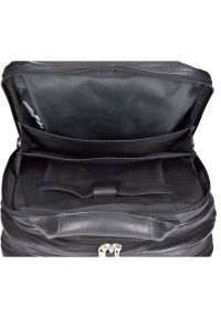 Plecak na laptopa MCKLEIN Lincoln Park 15.6 cali Czarny. Kolor: czarny. Materiał: skóra. Styl: biznesowy, elegancki #6