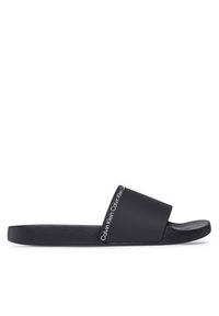 Calvin Klein Klapki Pool Slide Rubber HM0HM00981 Czarny. Kolor: czarny