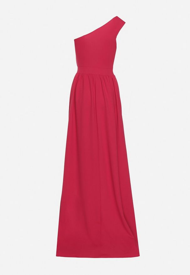 Born2be - Różowa Rozkloszowana Sukienka Maxi na Jedno Ramię Beliotta. Okazja: na co dzień. Kolekcja: dla wysokich. Kolor: różowy. Typ sukienki: asymetryczne. Styl: casual. Długość: maxi