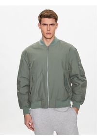 outhorn - Outhorn Kurtka bomber TJACM032 Zielony Relaxed Fit. Kolor: zielony. Materiał: syntetyk, bawełna