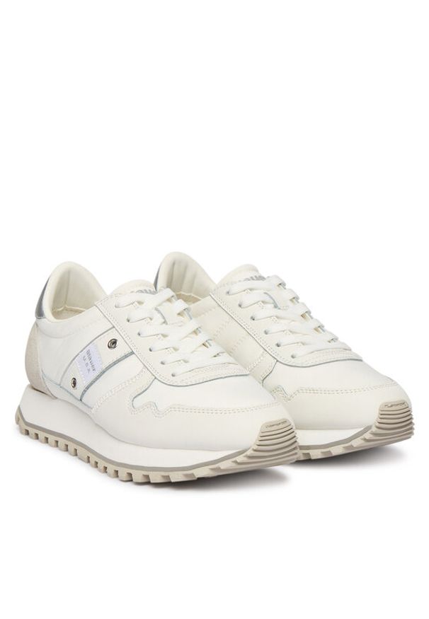 Blauer Sneakersy S6MILLEN03/NYM Biały. Kolor: biały. Materiał: zamsz, skóra