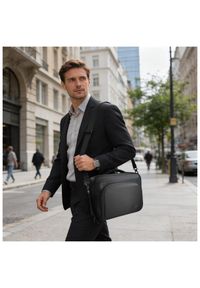 Torba 4smarts Target EcoClamshell 13-14'' czarny. Kolor: czarny. Materiał: materiał, neopren. Styl: casual #4