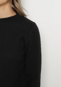 Born2be - Czarny Sweter z Wełną w Klasycznym Stylu Firrive. Okazja: na co dzień. Kolor: czarny. Materiał: wełna. Styl: klasyczny #5