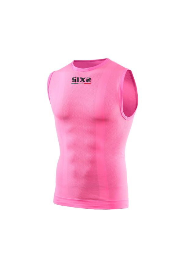 SIXS - Tank top Sixs SMX. Kolor: różowy. Długość rękawa: bez rękawów. Sport: fitness, kolarstwo