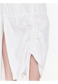 BDG Urban Outfitters Spódnica maxi BDG BAGGY LINEN SKIRT 76472083 Biały. Kolor: biały #5