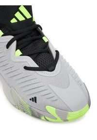 Adidas - adidas Buty do koszykówki adidas Initiation JR6507 Szary. Kolor: szary. Materiał: materiał. Sport: koszykówka