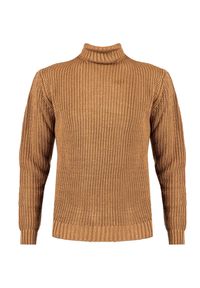 Xagon Man Sweter | A2208 1K 080G | Mężczyzna | Brązowy. Okazja: na co dzień. Typ kołnierza: golf. Kolor: brązowy. Materiał: akryl. Styl: casual