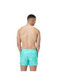 Speedo - Męskie Spodenki Kąpielowe Redondo Edge Volley Z Nadrukiem. Kolor: niebieski. Wzór: nadruk. Styl: sportowy