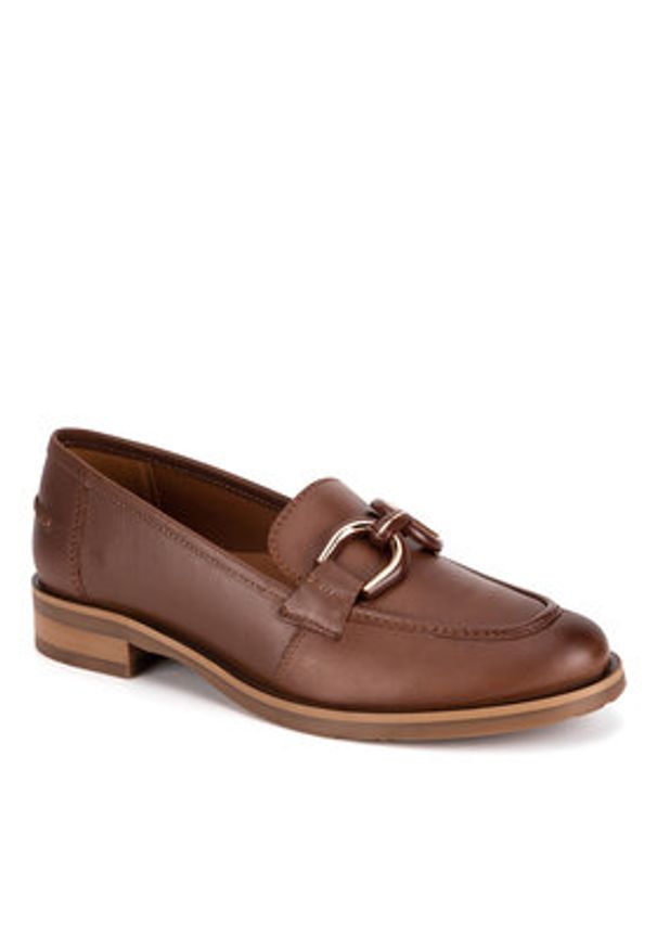 Sergio Bardi Loafersy WI23-D1069-02SB Brązowy. Kolor: brązowy. Materiał: skóra