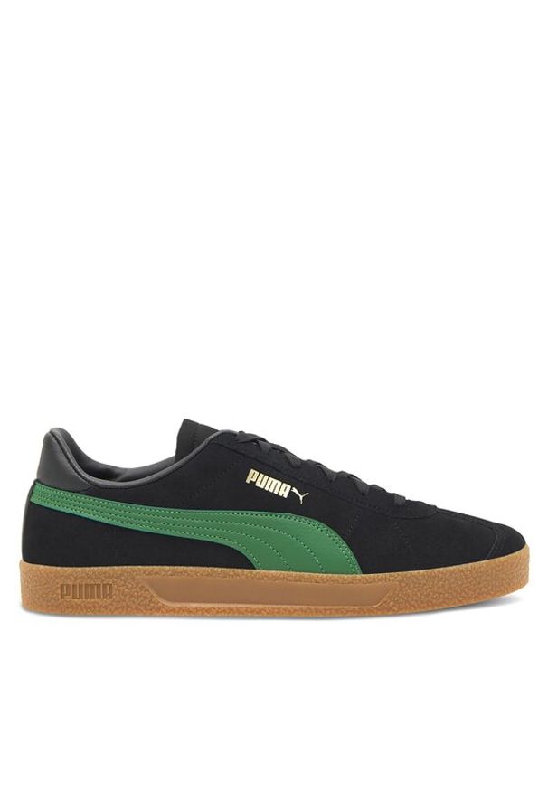 Puma Sneakersy Club 381111 27 Czarny. Kolor: czarny. Materiał: skóra, zamsz