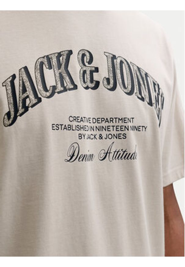 Jack & Jones T-Shirt Denver 12291213 Szary Relaxed Fit. Kolor: szary. Materiał: bawełna