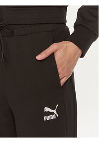 Puma Spodnie dresowe T7 624212 Czarny Relaxed Fit. Kolor: czarny. Materiał: bawełna #3