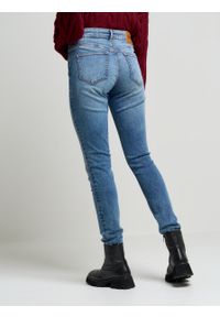 Big-Star - Spodnie jeans damskie niebieskie Rose 466. Okazja: na co dzień. Kolor: niebieski. Wzór: gładki. Styl: casual #9