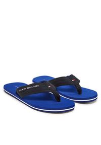 TOMMY HILFIGER - Tommy Hilfiger Japonki Nyc Beach Sandal FM0FM05437 Granatowy. Kolor: niebieski. Materiał: materiał #4
