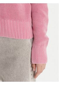 Guess Jeans Sweter W6RR20 Z3HM1 Różowy Classic Fit. Kolor: różowy. Materiał: bawełna #4