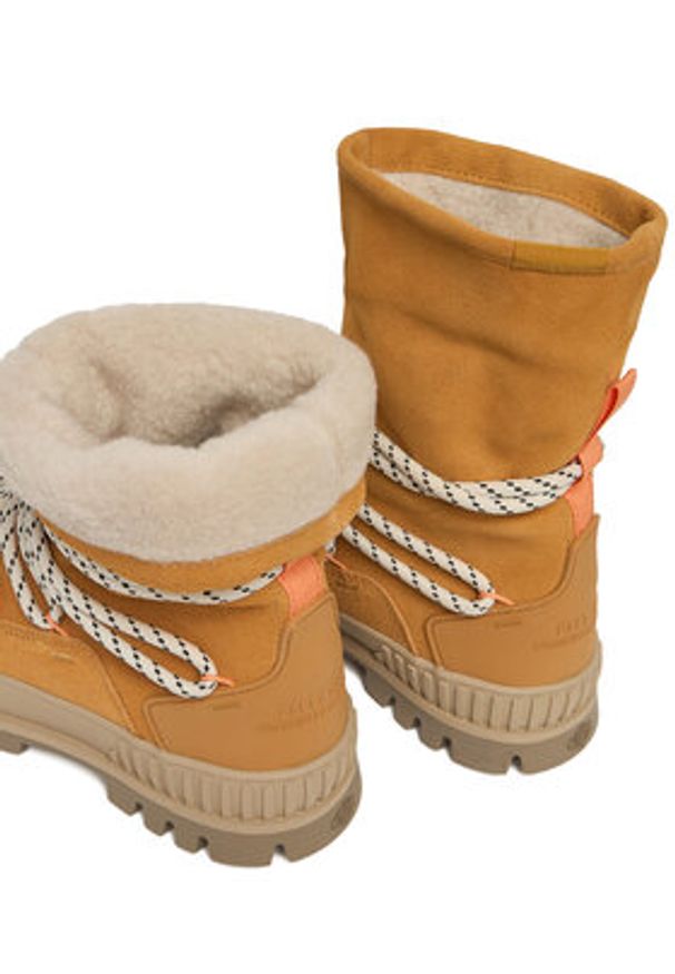 Palladium Śniegowce Pallashock Hiver 94349-621-M Brązowy. Kolor: brązowy. Materiał: zamsz, skóra