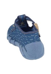 Befado obuwie dziecięce 110P439 granatowe niebieskie. Kolor: niebieski. Materiał: bawełna, tkanina #3