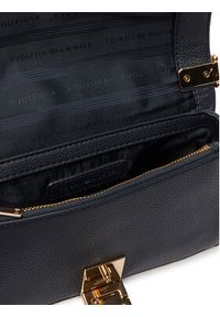 TOMMY HILFIGER - Tommy Hilfiger Torebka Th Her Chain Cross Jacqu AW0AW18637 Granatowy. Kolor: niebieski. Materiał: skórzane #4