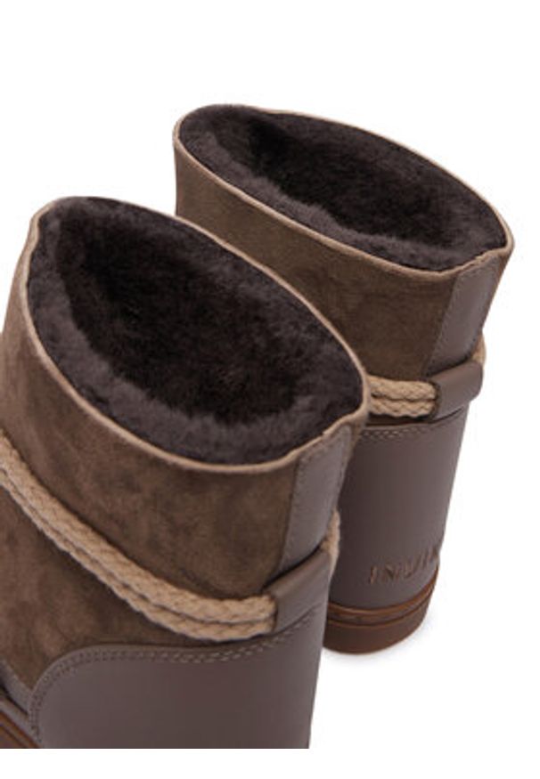 Inuikii Śniegowce Classic Wedge 1001.004.0042 Brązowy. Kolor: brązowy. Materiał: zamsz, skóra