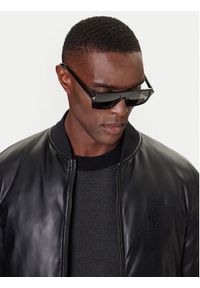 Armani Exchange Kurtka bomber XM001104 AF16647 UC001 Czarny Regular Fit. Kolor: czarny. Materiał: skóra #6