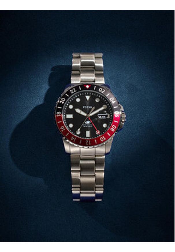 Fossil Zegarek FS6092 Srebrny. Kolor: srebrny