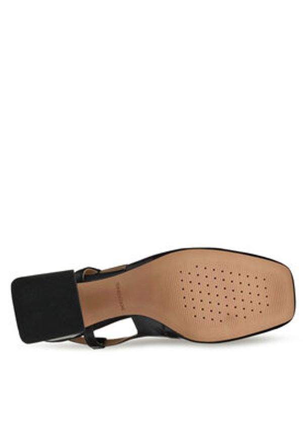 Geox Sandały D Coronilla D55D1A 000TU C9999 Czarny. Kolor: czarny. Materiał: skóra