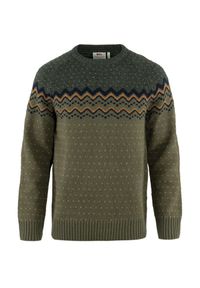 Fjällräven - Sweter męski Fjallraven Ovik Knit Sweater. Kolor: zielony