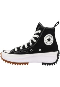 Buty damskie Converse Run Star Hike Hi Black White Gum. Kolor: czarny. Materiał: guma. Sport: turystyka piesza, bieganie