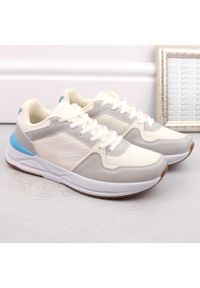 Buty sportowe damskie sznurowane białe Atletico WY23593. Kolor: biały #8