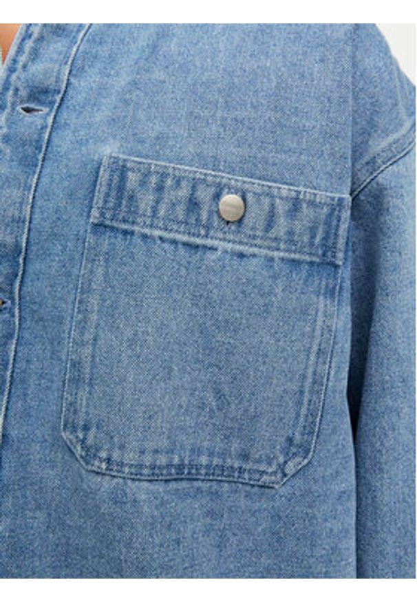 Jack & Jones - Jack&Jones Koszula jeansowa 12250602 Niebieski Relaxed Fit. Kolor: niebieski. Materiał: bawełna