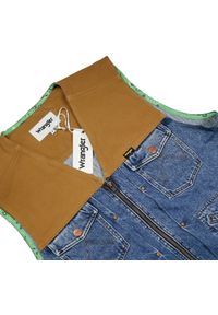 Wrangler - WRANGLER BANDANA VEST MĘSKI BEZRĘKAWNIK JEANSOWY JEANS W453RI34V. Materiał: jeans. Długość rękawa: bez rękawów #3