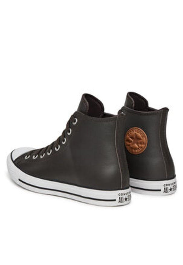 Converse Trampki Chuck Taylor All Star Leather A10553C Brązowy. Kolor: brązowy. Materiał: skóra