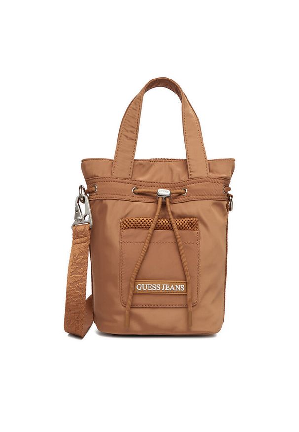 Torebka Guess Jeans. Kolor: brązowy