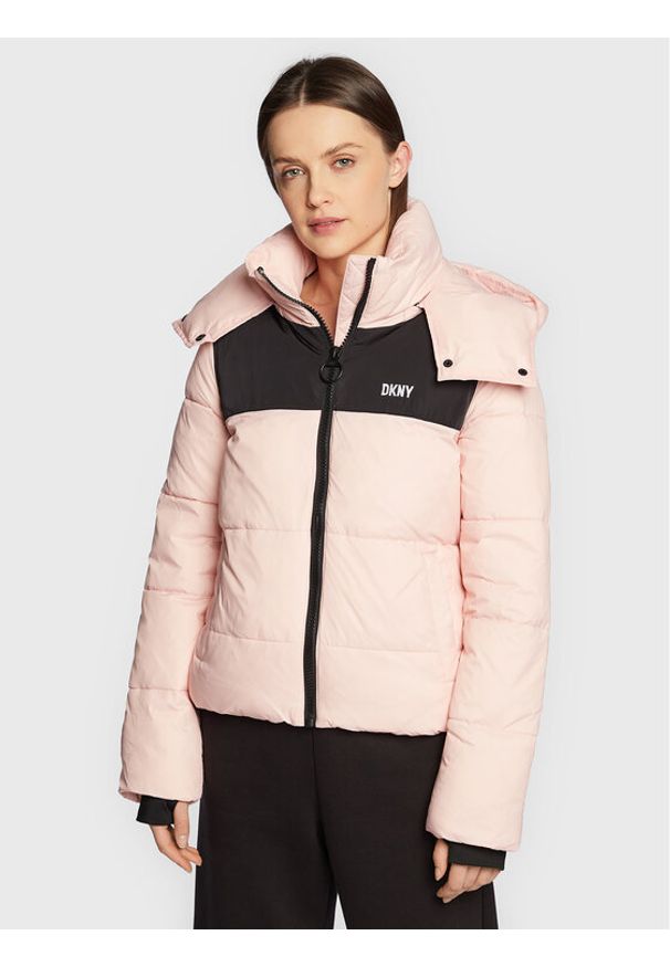 DKNY Sport Kurtka przejściowa DP2J9216 Różowy Regular Fit. Kolor: różowy. Materiał: syntetyk. Styl: sportowy