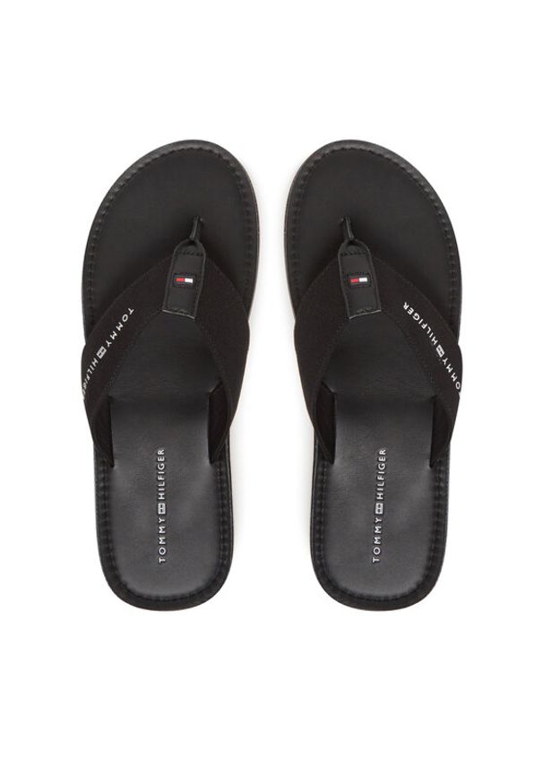 TOMMY HILFIGER - Tommy Hilfiger Japonki FM0FM05442 Czarny. Kolor: czarny. Materiał: materiał
