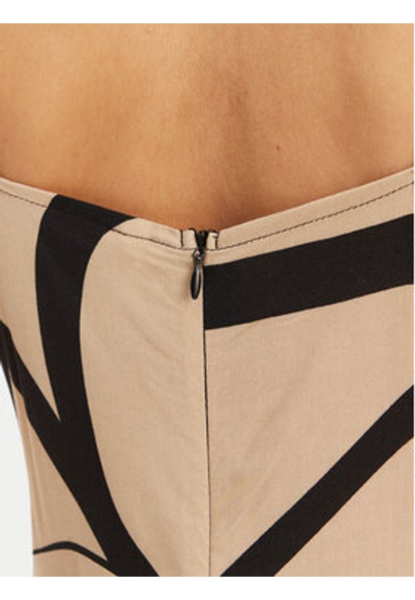only - ONLY Sukienka letnia Nova 15317840 Beżowy Regular Fit. Kolor: beżowy. Materiał: wiskoza. Sezon: lato