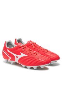 Mizuno Buty do piłki nożnej Monarcida Neo II Sel P1GA232564 Koralowy. Kolor: pomarańczowy. Materiał: skóra