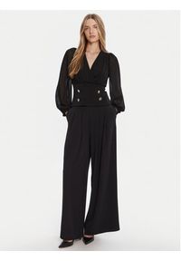 Rinascimento Bluzka CFC0126180003 Czarny Regular Fit. Kolor: czarny. Materiał: syntetyk #6