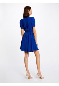 Morgan Sukienka codzienna 221-RIGINA.F Niebieski Regular Fit. Okazja: na co dzień. Kolor: niebieski. Materiał: syntetyk. Typ sukienki: proste. Styl: casual #6